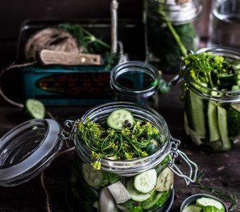 Pickled cucumbers